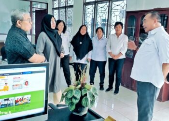 Komisi Informasi Prov Sumut Melakukan Visitasi Ke Dinas Kominfo Simalungun.