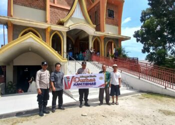 Bhabinkamtibmas Laksanakan Cooling System dan Sampaikan Pesan Kamtibmas Jelang Pilkada Serentak.
