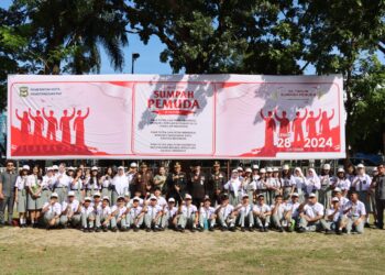 Kapolres Pematangsiantar Ikuti Upacara Peringatan Hari Sumpah Pemuda Ke - 96.
