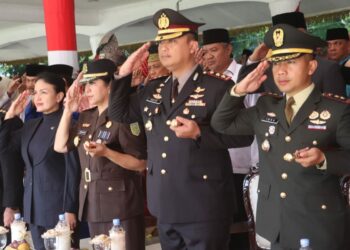 Kapolres Langkat Hadiri Langsung Upacara Peringatan Hari Sumpah Pemuda ke - 96.
