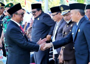 Upacara Hari Sumpah Pemuda Ke 96 Tahun 2024 Kabupaten Simalungun di Kecamatan Gunung Maligas.