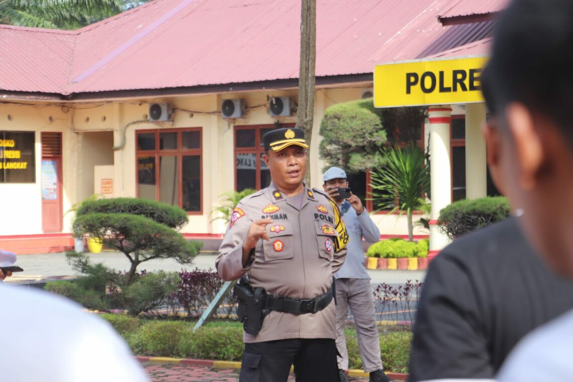 Polres Langkat giat Grebek Sarang Narkoba (GSN).