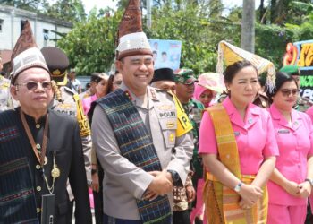 Kapolres Simalungun Dampingi Kapolda Sumatera Utara Gelar Bakti Sosial & Bakti Kesehatan, Tingkatkan Kepedulian pada Masyarakat.