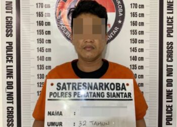 Polres Siantar Tangkap Residivis Asal Simalungun Miliki 2 Paket Sabu di Kos - Kosan Jalan Kasad.