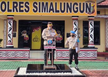 Polres Simalungun Gelar Upacara Bendera Bulanan: Perkuat Ketahanan Pangan, Pemberantasan Narkoba & Netralitas Menjelang Pilkada 2024.