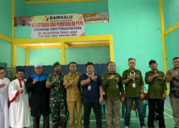 Polres Simalungun Dukung Pilkada Damai, Bhabinkamtibmas Polsek Tanah Jawa Hadiri Pelantikan dan Pembekalan PTPS.