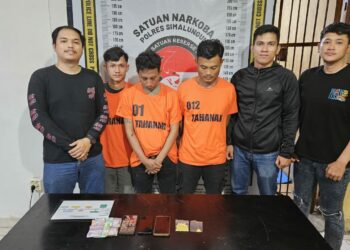 Polres Simalungun Gulung Jaringan Pengedar Ekstasi di Kawasan Bandar.