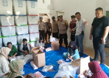 Ops Mantab Praja Toba 2024, Polres Pematangsiantar Intensifkan Pengamanan di Kantor KPU.