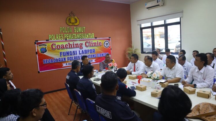 Polres Pematangsiantar Terima Kunker Tim Bid Labfor Polda Sumut.