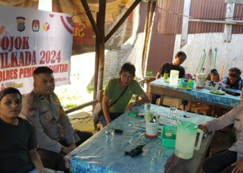 Ciptakan Situasi Kamtibmas yang Aman, Polsek Siantar Selatan Laksanakan Pojok Pilkada 2024.