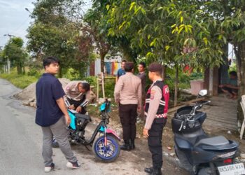 Resahkan Masyarakat, Polres Pematangsiantar Tilang Satu Unit Sepeda Motor dari Terminal Tanjung Pinggir.