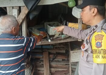 Pencurian Dirumah Warga Gang Parna, Polsek Siantar Selatan Lakukan Cek TKP.