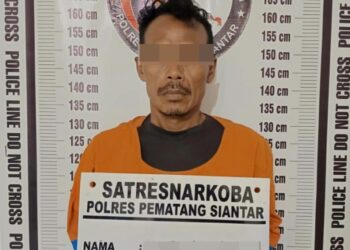Polres Pematangsiantar Tangkap Residivis Miliki Dua Paket Sabu.
