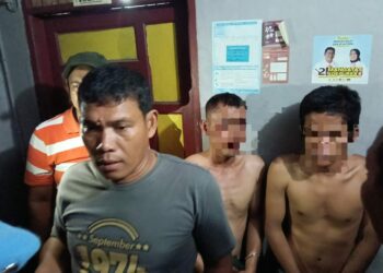 Polsek Siantar Marihat Amankan Dua Pencuri Meteran dari Amukan Warga.
