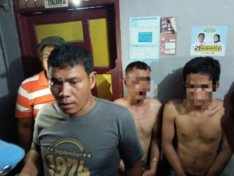Polsek Siantar Marihat Amankan Dua Pencuri Meteran dari Amukan Warga.