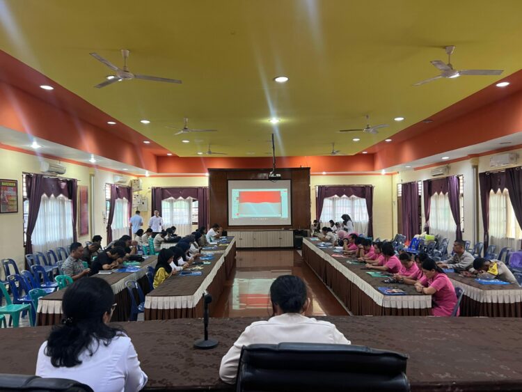 Dokkes Polres Pematangsiantar Laksanakan  Sosialisasi dan Skrining TBC.
