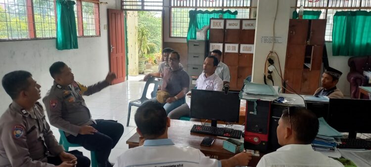 Antisipasi Tawuran, Polsek Siantar Timur Koordinasi Ke SMKN 2.