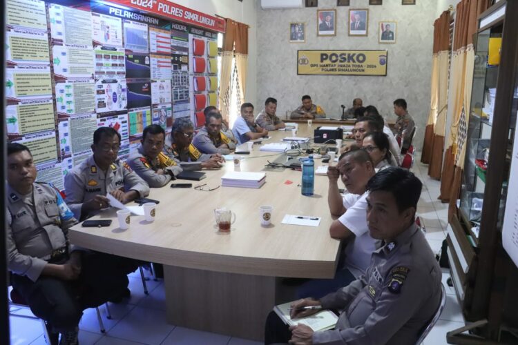 Polres Simalungun Siap Amankan Pungut & Hitung Suara Pilkada Serentak 2024, Dapatkan Arahan Kapolda Sumut.