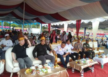 Kapolsek Tanah Jawa Hadiri Peresmian Pabrik Kelapa Sawit, Sampaikan Pesan Anti Radikalisme & Dukungan Pemilu Damai.