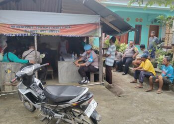 Polsek Tanah Jawa Resor Simalungun Gelar Jumat Curhat, Ajak Warga Cegah Radikalisme & Jaga Kamtibmas.