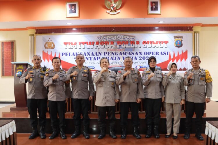 Polres Pematangsiantar Terima Kunker Tim Wasops Itwasda Polda Sumut.