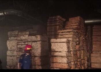Blower PT sumber Karido  Sakti Terbakar.