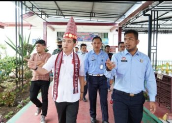 Bane Raja Manalu Melakukan Kunjungan Kerja Dalam Rangka Monitoring Evaluasi ke Lapas Kelas IIB Siborong-Borong.