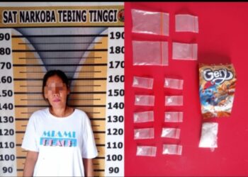 Pelaku @ Barang Bukti di Amankan Polres Tebingtinggi.