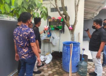 Sat Narkoba Gerbek  Kampung Narkoba di Desa Marjanji Kecamatan Sipispis.