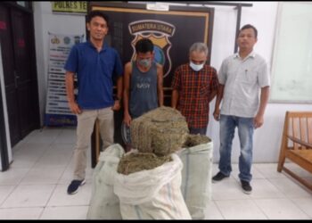 Pelaku & Barang Bukti di Amankan Polres Tebingtinggi.