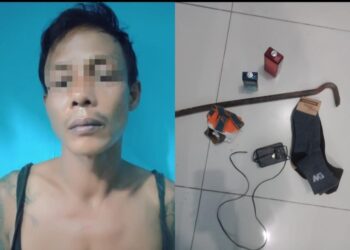 Pelaku & Barang Bukti di Amankan Polres Tebingtinggi.