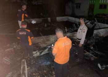 Satu Unit Rumah Ludes Terbakar.