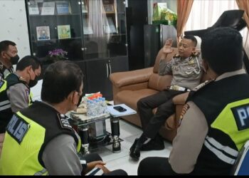 Tim  Bidang Gakkum Polda Sumut di Tebingtinggi.