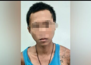 Pelaku Diamankan di Polsek Padang Hilir.