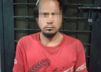 Pelaku di Amankan  Polres Tebingtinggi.