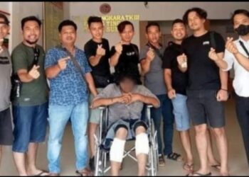 Pelaku di Amankan Polres Tebingtinggi.