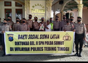 Siswa Diktuba Bakti Sosial Ditempat Ibadah.