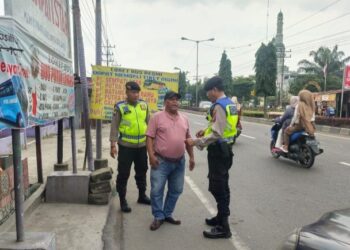 Samapta Polres Tebingtinggi Lakukan Patroli.