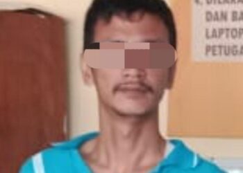 Pelaku Diamankan Polres Tebingtinggi.