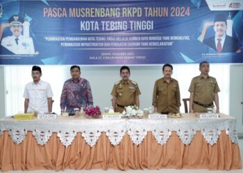 Pj. Walikota Tebingtinggi Sampaikan Publish Pasca Musrembang.