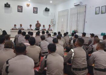 Kapolsek Tebingtinggi Sosialisasi Narkoba di  PTPN III Rambutan.