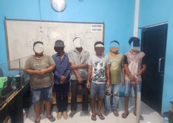 Para Pelaku Diamankan Polres Tebingtinggi.