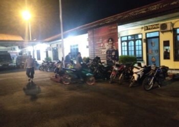 Polres Tebingtinggi Tindak Para Pengendara Sepeda Motor Yang Pake Kenalpot Blong.