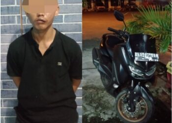 Pelaku Diamankan  Polres Tebingtinggi.