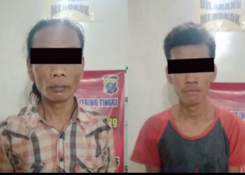 Kedua Pelaku Diamankan  Polres Tebingtinggi.