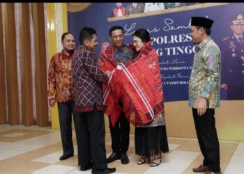 Temu Pisah & Sambut Kapolres Yang Baru  Dengan  Pemko Tebingtinggi Di Gedung Hj Sawiyah Nasition.