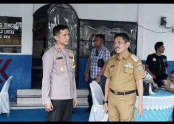 Pj.Walikota & Kapolres Tinjau Pospam.