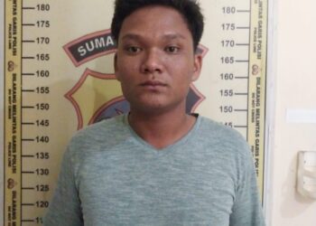 Salah Satu Tersangka Yang Ditangkap Dan Sudah Ditahan Polresta Siantar.