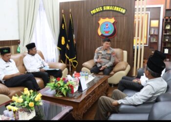 Kapolres Simalungun Menggelar Silatuhrahmi Bersama Dengan PC NU Kabupaten Simalungun.
