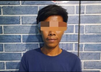 Pelaku Diamankan Polres Tebingtinggi.